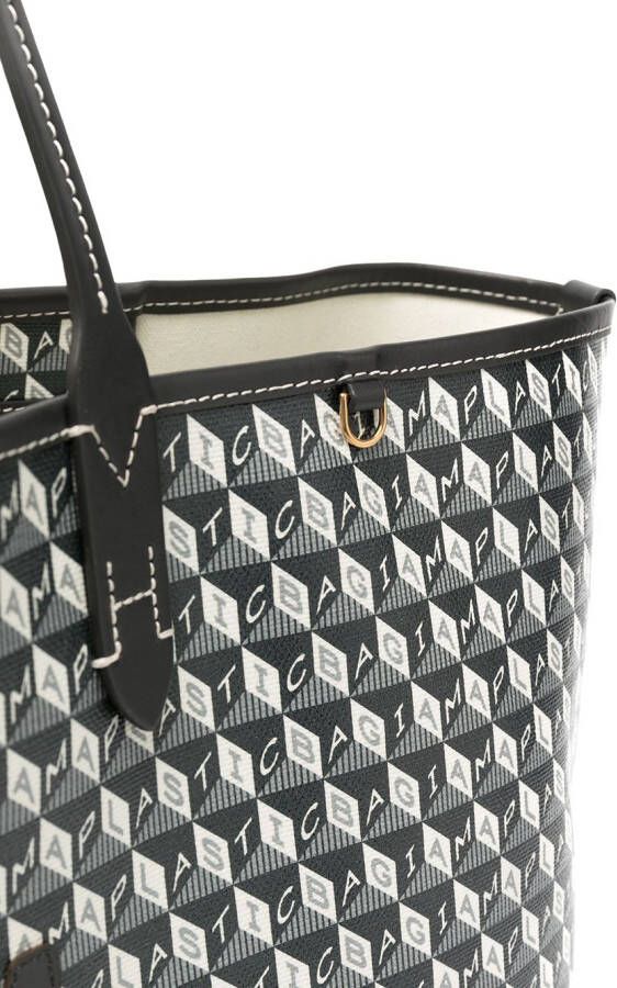 Anya Hindmarch Shopper met logoprint Grijs