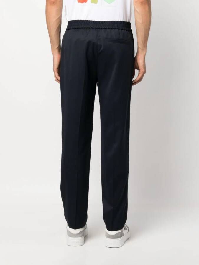 A.P.C. Broek met elastische taille Blauw
