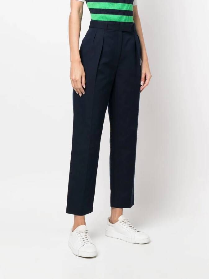 A.P.C. Broek met verhulde sluiting Blauw