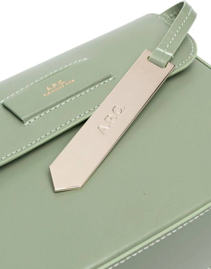 A.P.C. Charlotte crossbodytas Groen