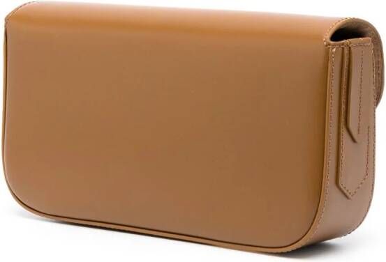 A.P.C. Charlotte leren schoudertas Bruin