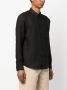 A.P.C. Linnen overhemd Zwart - Thumbnail 3
