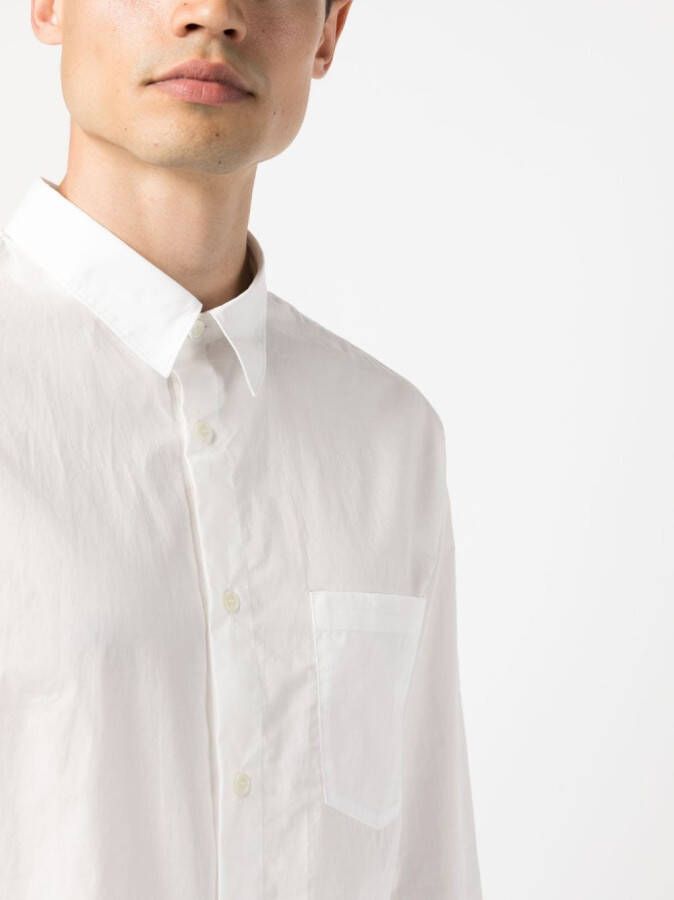 A.P.C. Overhemd met opgestikte zak Wit