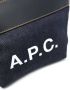 A.P.C. Clutch met logoprint Blauw - Thumbnail 4
