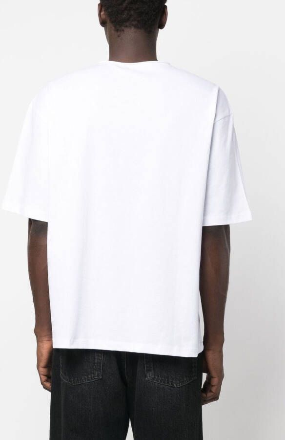 A.P.C. T-shirt met logoprint Wit