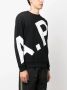 A.P.C. Sweater met logoprint Zwart - Thumbnail 3
