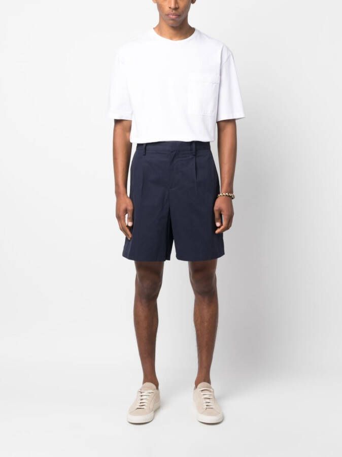 A.P.C. Katoenen bermuda shorts Blauw