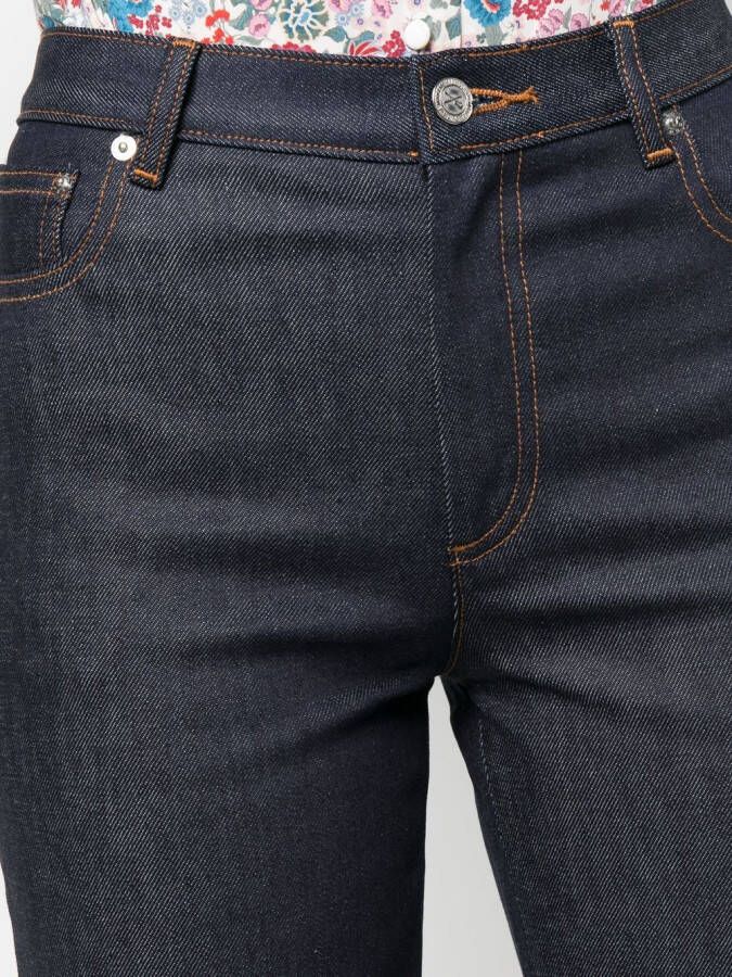 A.P.C. Cropped jeans Blauw
