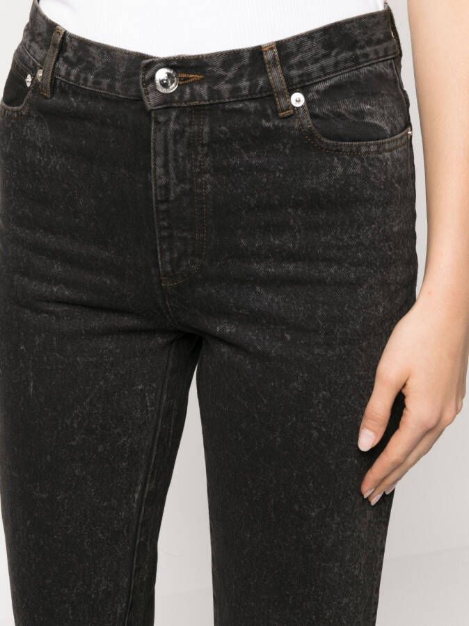 A.P.C. Cropped jeans Zwart