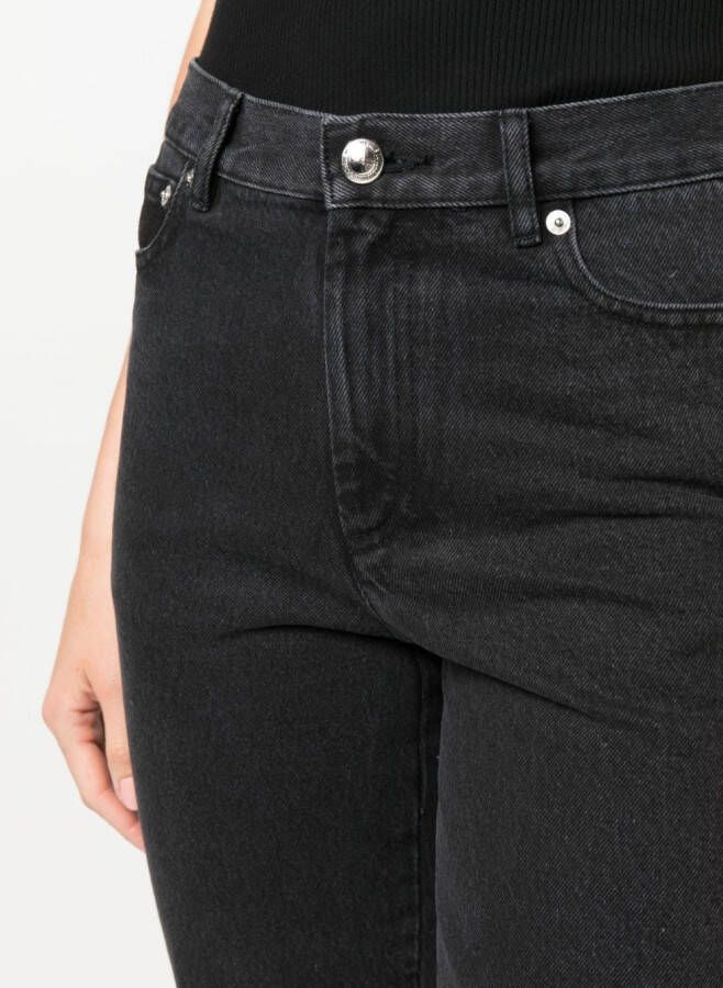 A.P.C. Cropped jeans Zwart