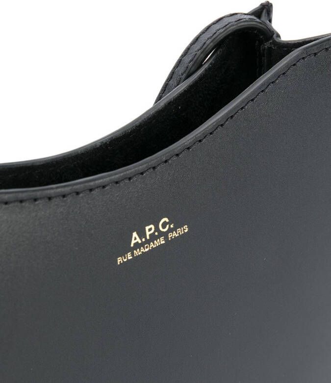 A.P.C. Crossbody boekentas Zwart