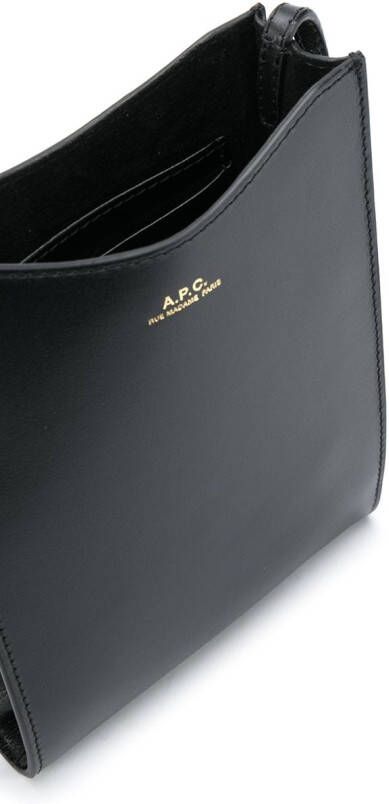 A.P.C. Crossbody boekentas Zwart