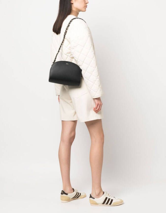 A.P.C. Demi Lune schoudertas Zwart