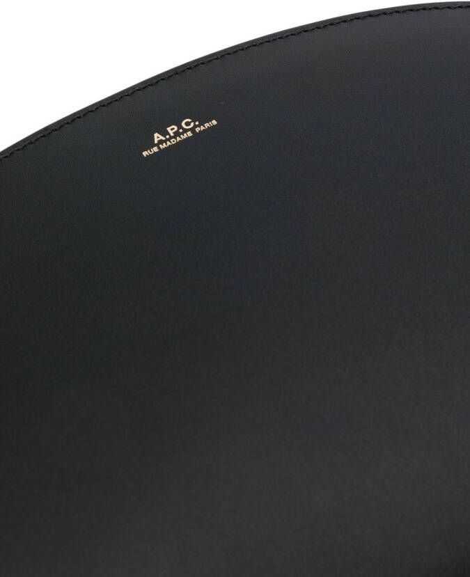 A.P.C. Demi Lune schoudertas Zwart