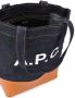 A.P.C. Denim schoudertas Blauw - Thumbnail 5