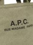 A.P.C. Draagtas met logo Groen - Thumbnail 4