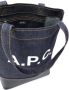 A.P.C. Draagtas met logoprint Blauw - Thumbnail 5