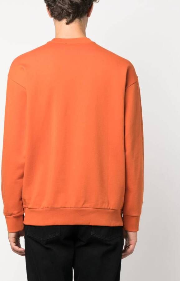 A.P.C. Eliot sweater van biologisch katoen Oranje