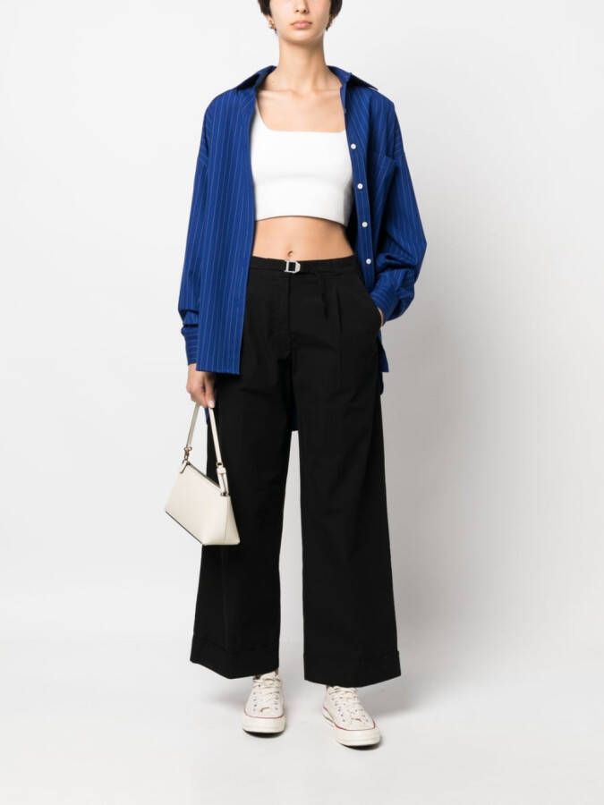 A.P.C. Broek met wijde pijpen Zwart