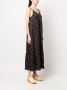 A.P.C. Midi-jurk met bloemenprint Zwart - Thumbnail 3