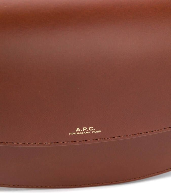 A.P.C. Geneve schoudertas Bruin