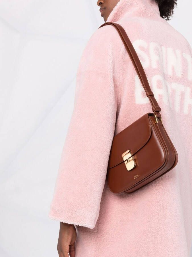 A.P.C. Grace kleine schoudertas Bruin