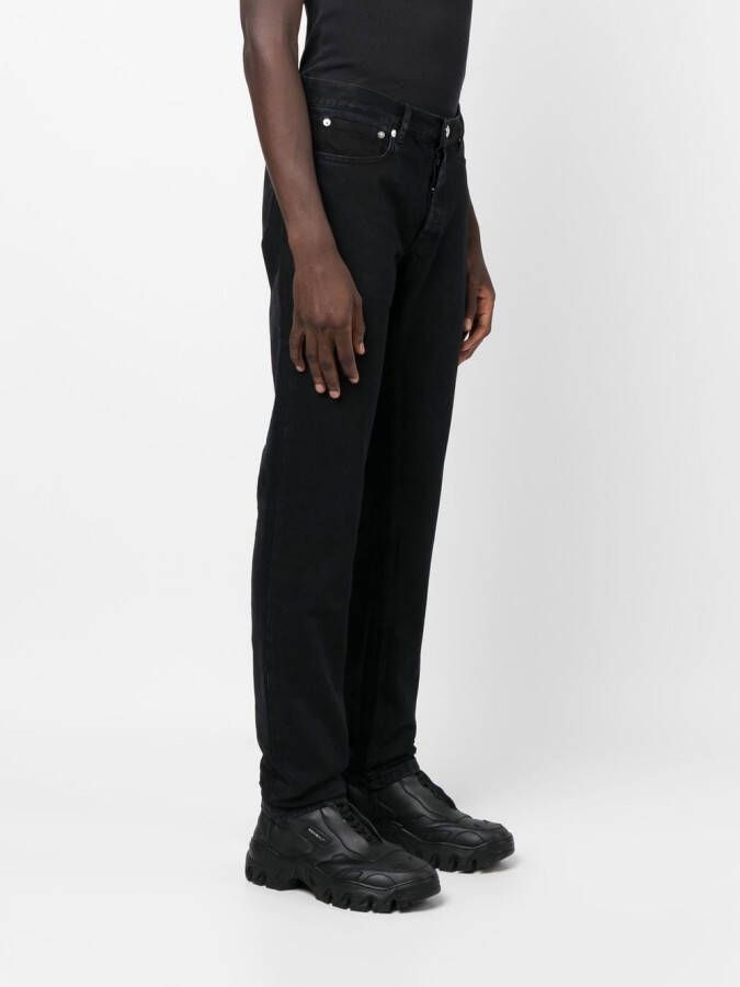A.P.C. High waist jeans Zwart