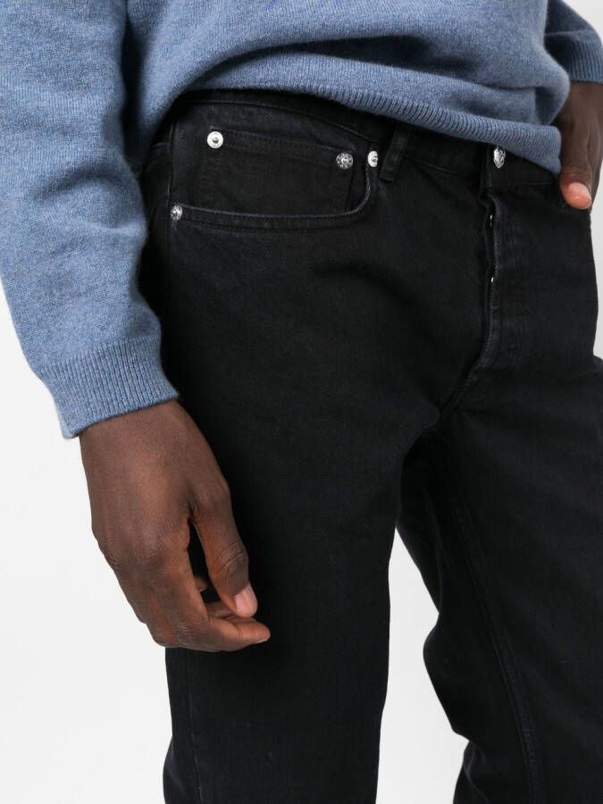 A.P.C. High waist jeans Zwart