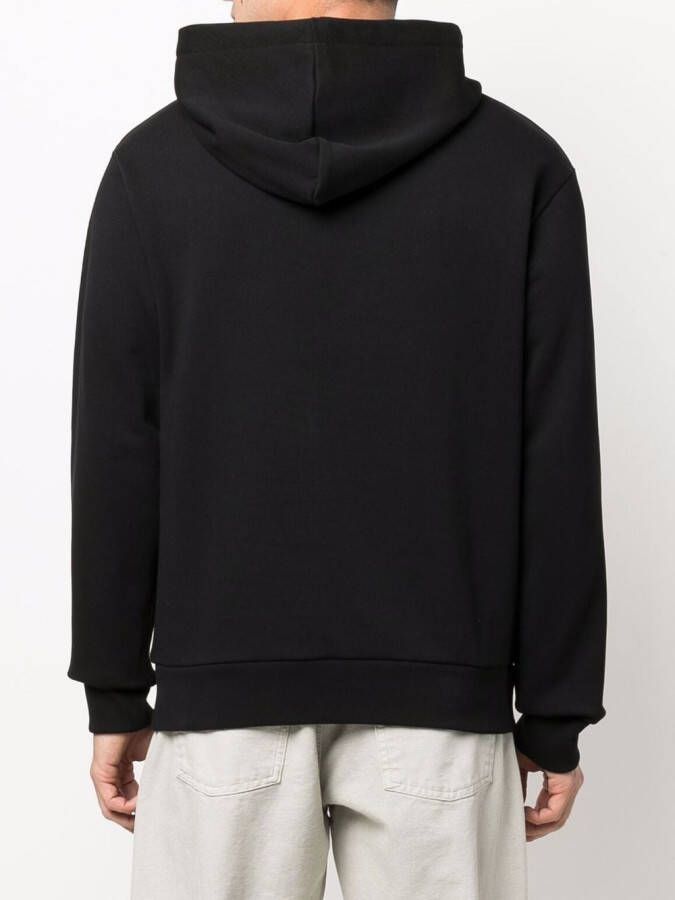 A.P.C. Hoodie met logoprint Zwart