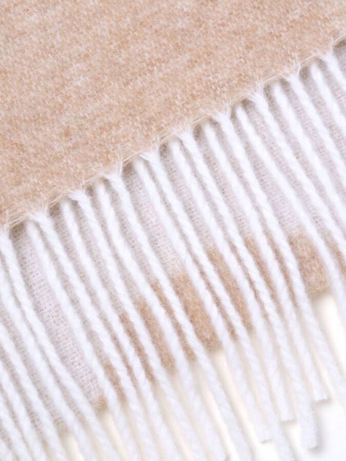 A.P.C. Intarsia sjaal Beige