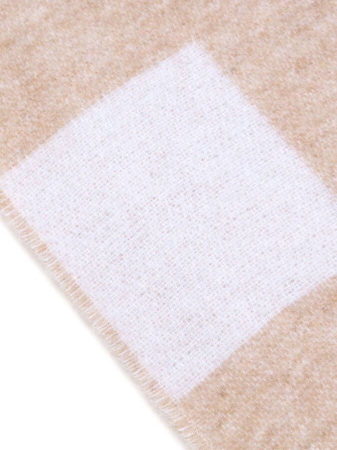 A.P.C. Intarsia sjaal Beige