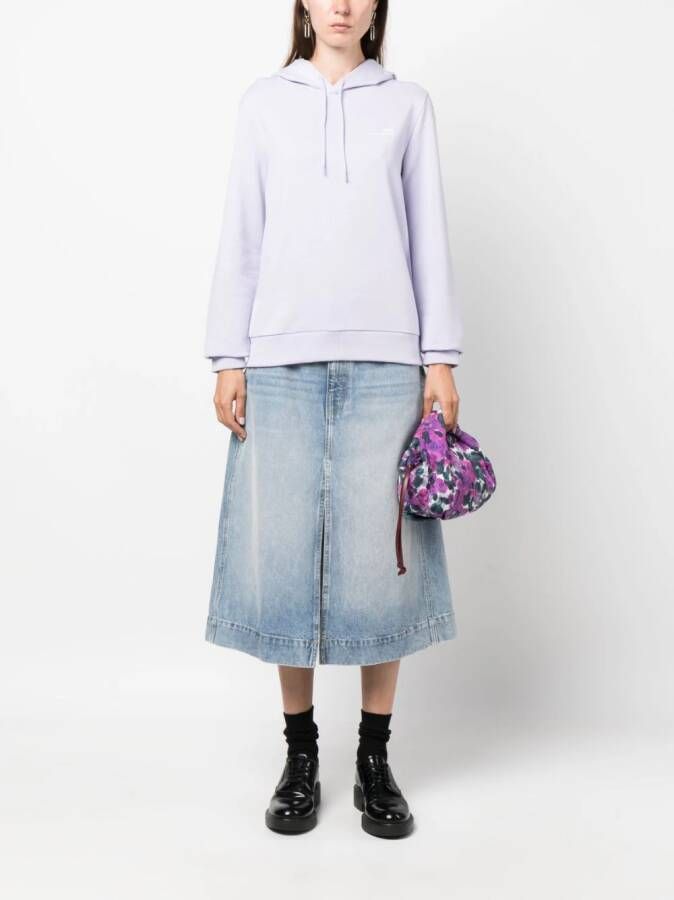 A.P.C. Katoenen hoodie Paars
