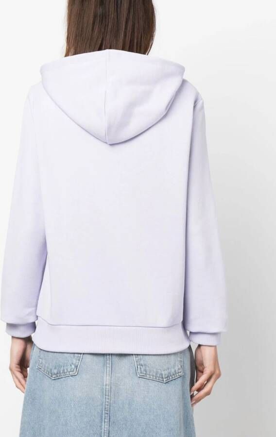 A.P.C. Katoenen hoodie Paars