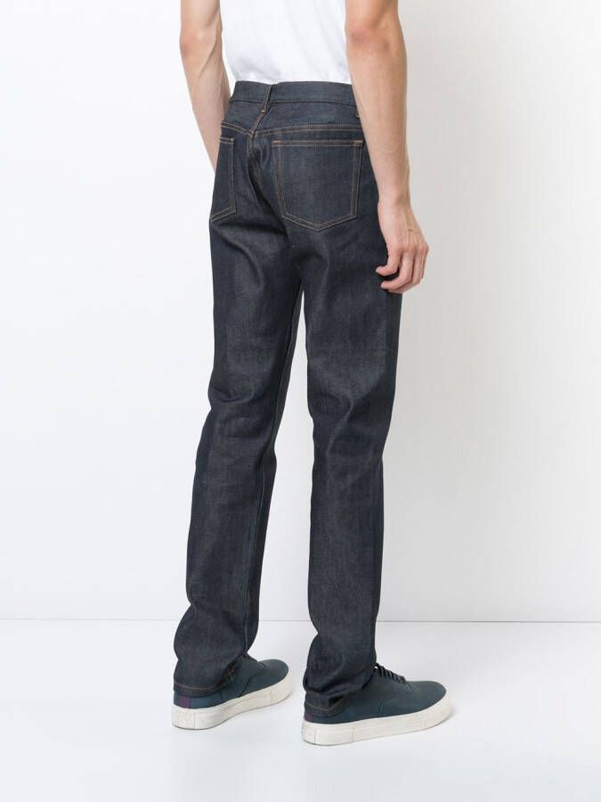 A.P.C. Jeans met rechte pijpen Blauw