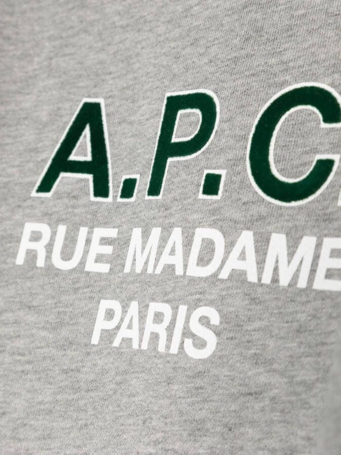 A.P.C. KIDS Sweater met logoprint Grijs