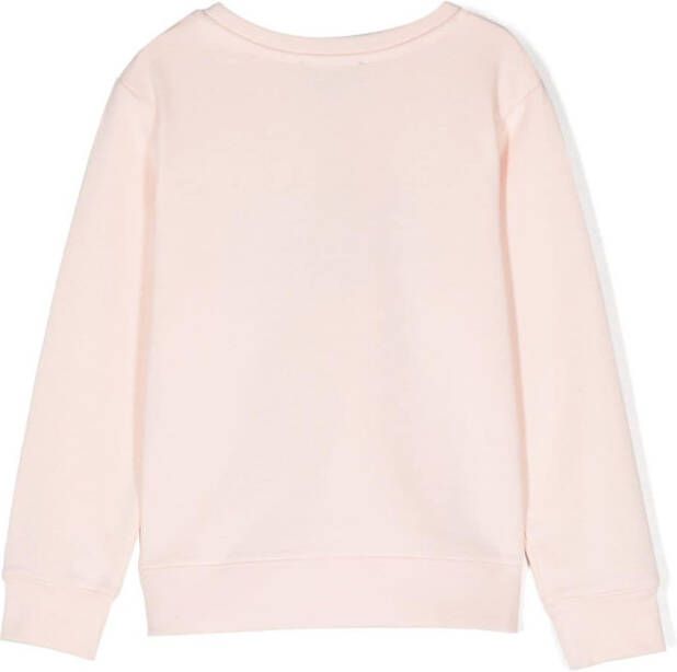 A.P.C. KIDS Sweater met geborduurd logo Roze