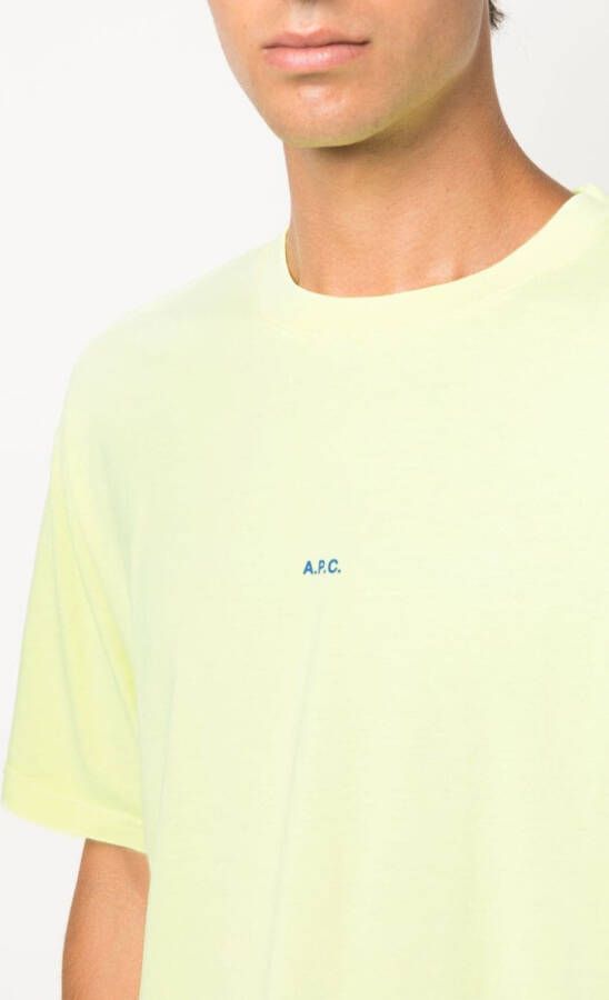 A.P.C. Kyle katoenen T-shirt Geel