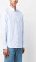 A.P.C. Overhemd met geborduurd logo Blauw - Thumbnail 3