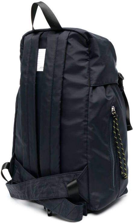 A.P.C. Rugzak met logopatch Blauw