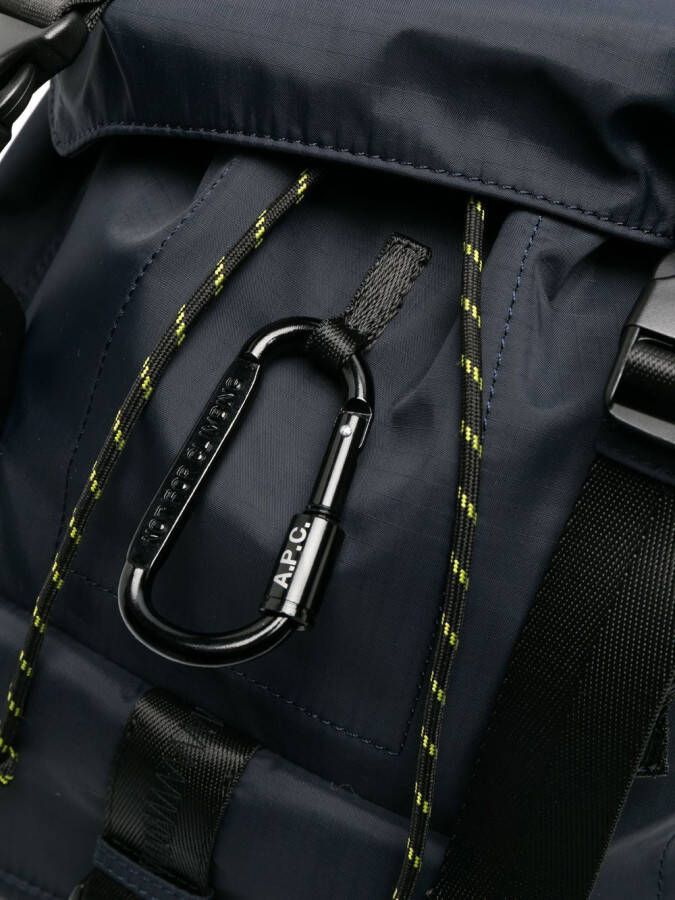 A.P.C. Rugzak met logopatch Blauw