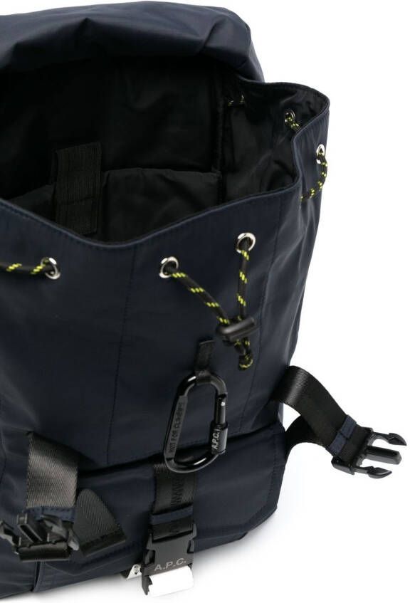 A.P.C. Rugzak met logopatch Blauw