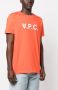 A.P.C. T-shirt met logoprint Oranje - Thumbnail 3