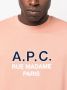 A.P.C. T-shirt met logoprint Oranje - Thumbnail 5