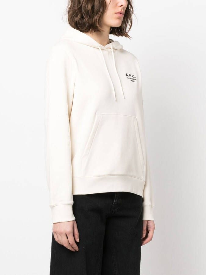 A.P.C. Hoodie met trekkoord Beige