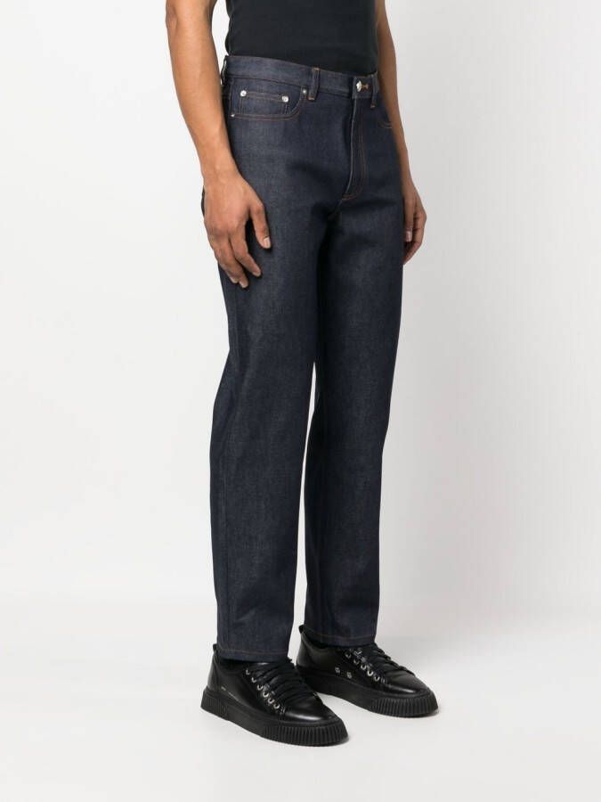 A.P.C. Straight jeans Blauw