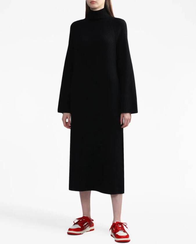 A.P.C. Mini-jurk met hoge hals Zwart