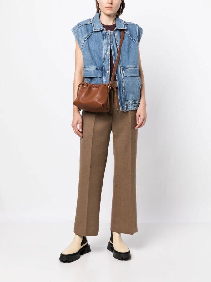 A.P.C. Ninon crossbodytas met trekkoord Bruin
