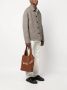 A.P.C. Ninon shopper met logoprint Bruin - Thumbnail 1