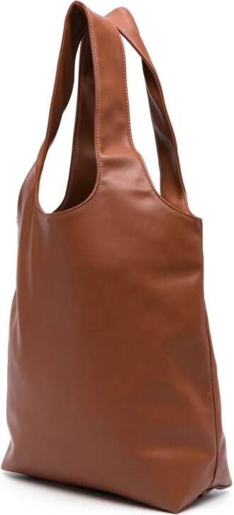 A.P.C. Ninon shopper met logoprint Bruin