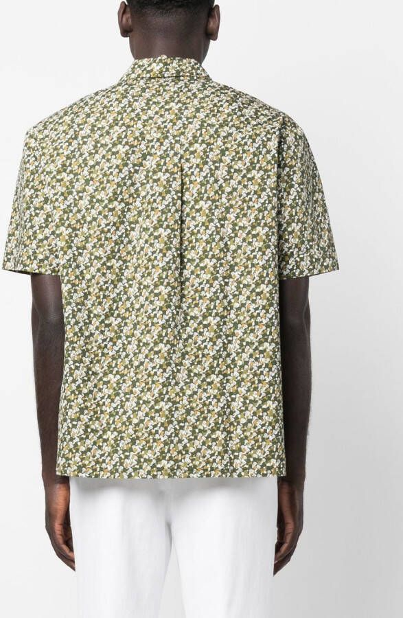 A.P.C. Overhemd met korte mouwen Groen